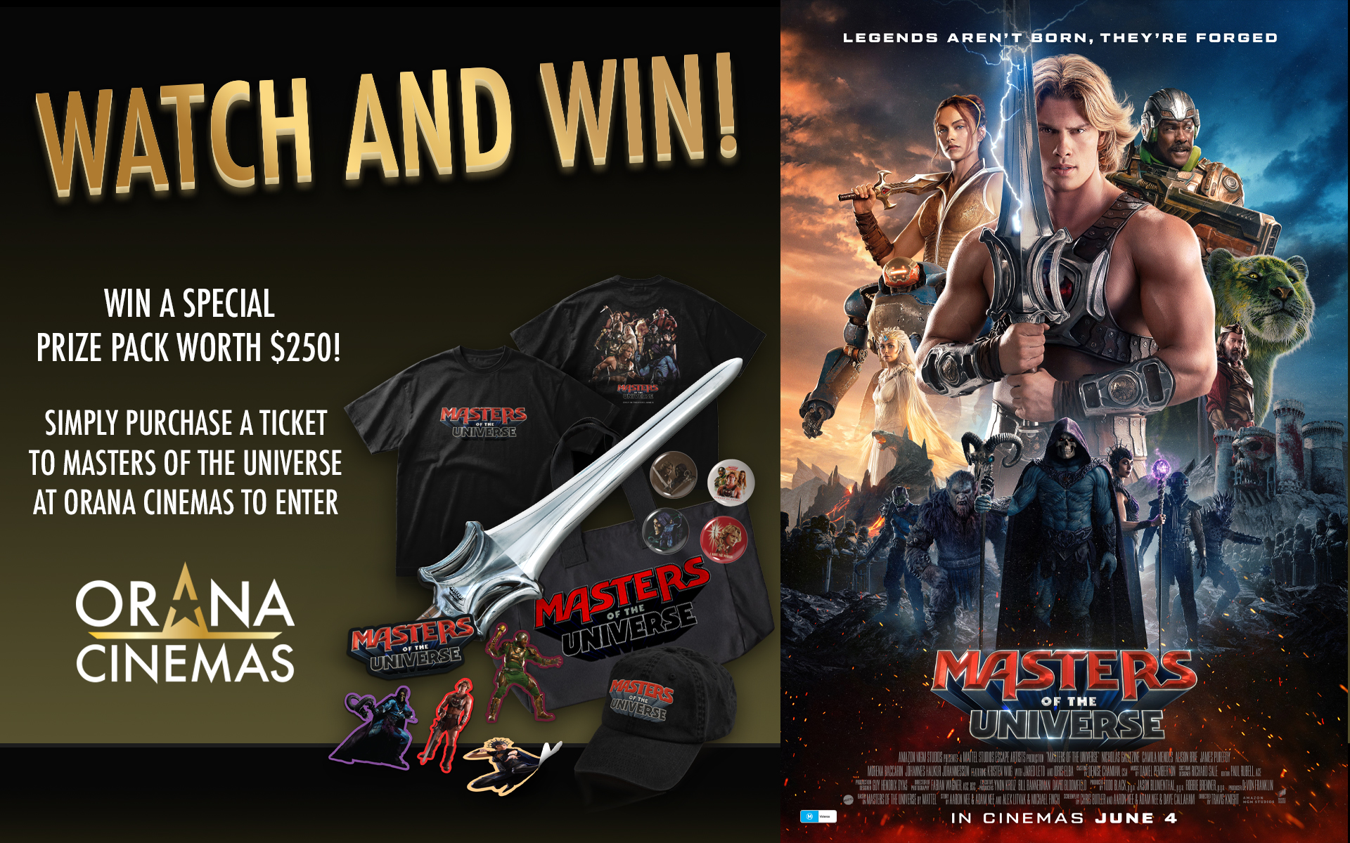 Watch & Win - Masters of the Universe
