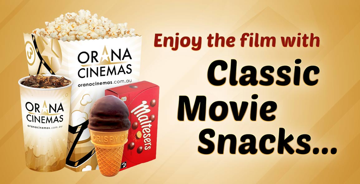 Fresh popcorn, drinks and sweets at the Orana Cinemas Candy Bar